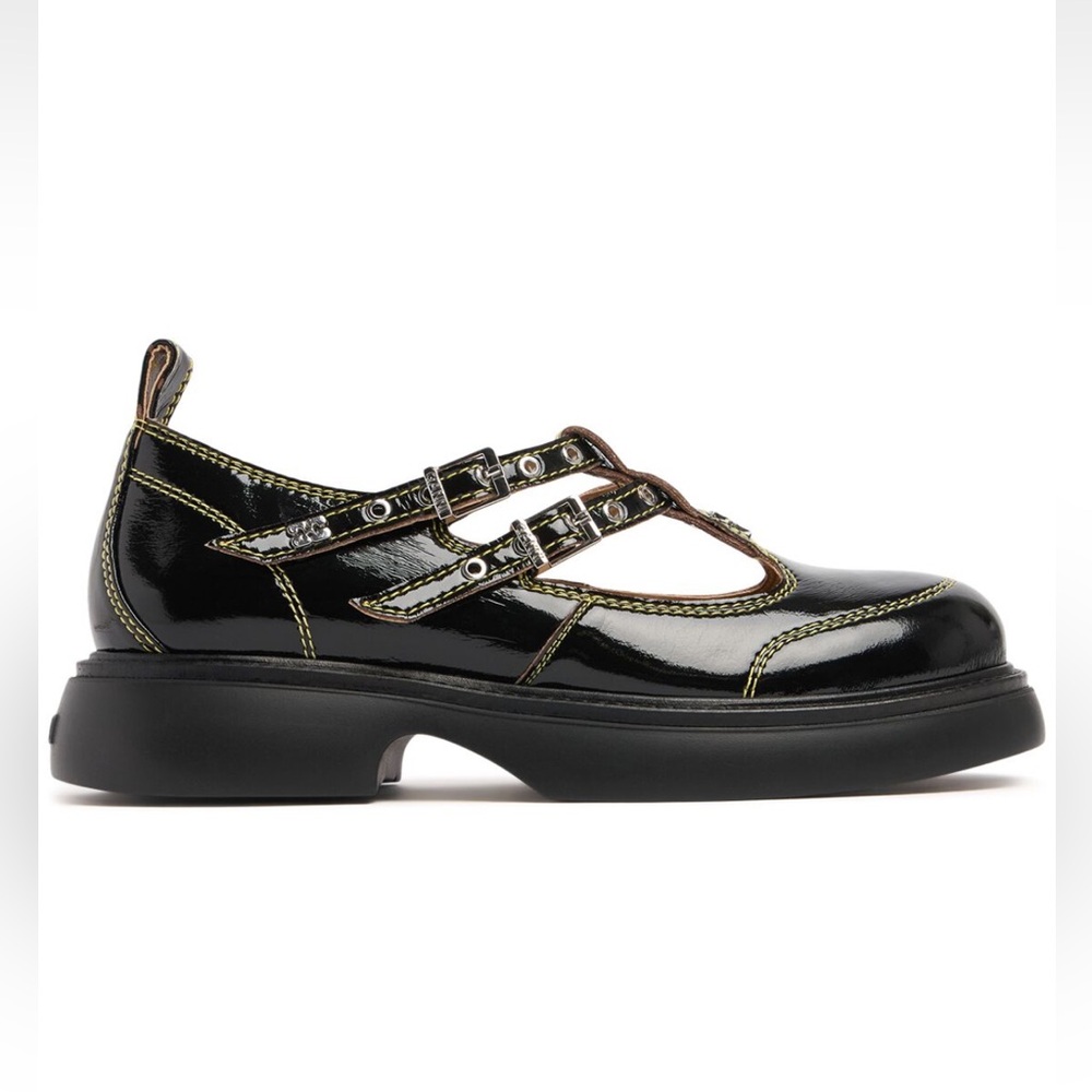GANNI Women’s Butterfly Everyday Mary Jane Shoes - Picture 2 of 6